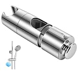 URAQT Universale Supporto Soffione Doccia, Supporto Doccia Regolabile a 360°, Rimovibile Supportos per Doccias Adatto per Asta Doccia da Diametro 19-25 mm, Universale Doccias Supportos Accessori Bagno
