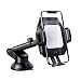 Wireless Car Charger Mount,CNSL Patent Auto Clamping QI 15W Fast Charging Metal Motor Phone Holder with Strong Suction,Air Vent Windshield Dashboard Stand,Compatible with iPhone 11/XR/XS,Samsung S9/S8