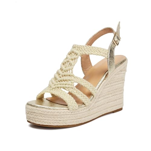 Image of Espadrille Wedge Sandals for Women Platforms & Wedges