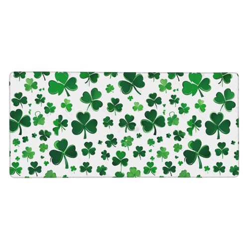 Sous-main de bureau 90x40 cm étanche et tapis de souris Happy st