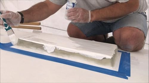 Gelcoat blanco profesional de 1 galón con endurecedor MEKP miniatura 6