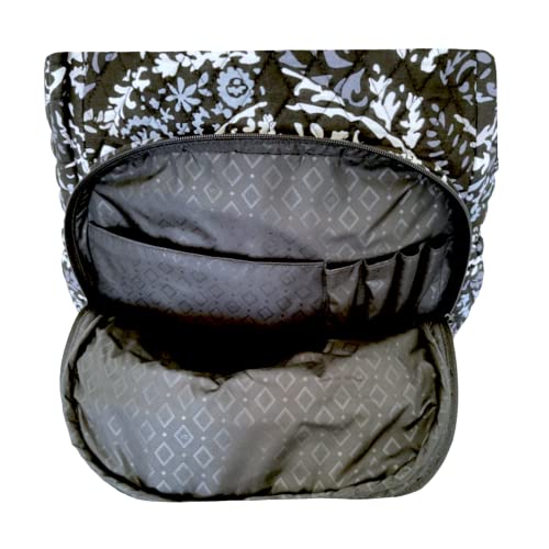 Vera Bradley Essential Large Backpack (Paisley Noir) #TOP3