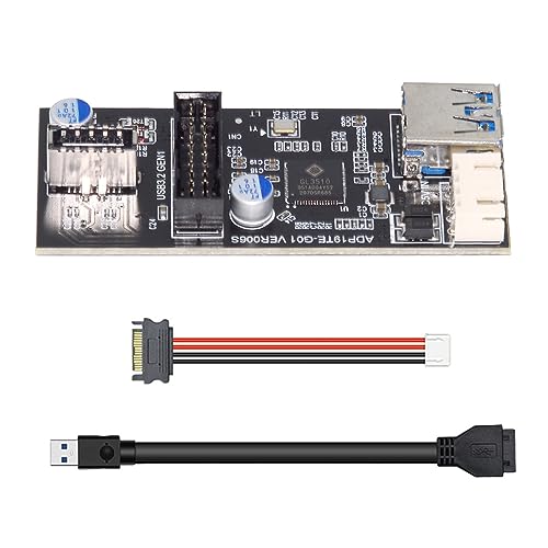 Adaptateur USB 3.0 20 broches type E pour connecter un boîtier récent PC