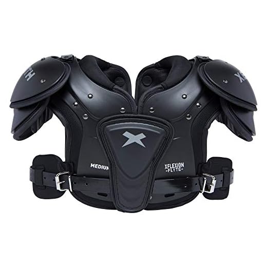 Xenith Flyte Youth Football Shoulder Pads for Kids and Juniors - All Purpose Protective Gear (Small)