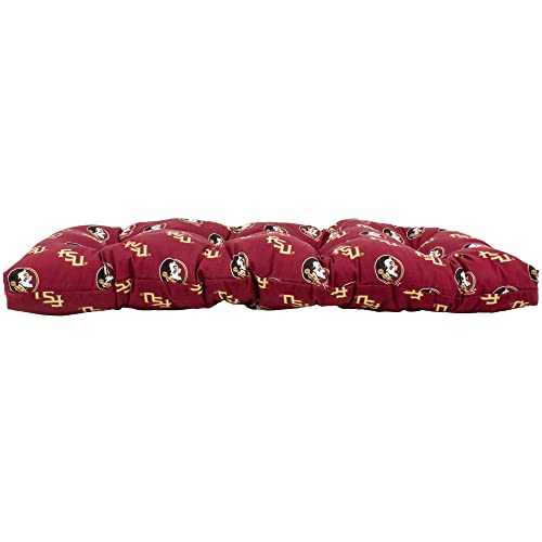 Image of College Covers Everything Comfy Florida State Seminoles Indoor Outdoor Settee Loveseat Bench Cushions