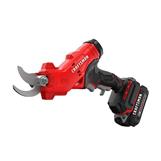 CRAFTSMAN 20V MAX Cordless Electric Pruner, Battery & Charger Included (CMCPR320C1)