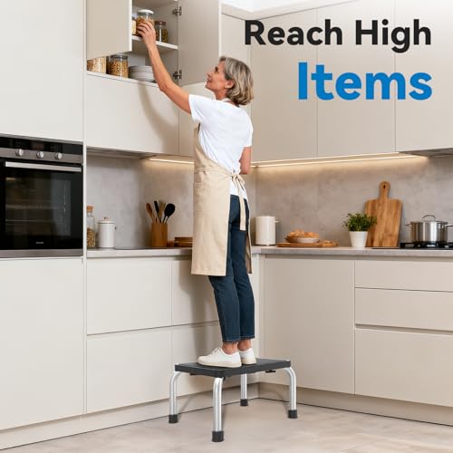 Loyoda Medical Step Stool with Anti-Slip Platform & Feet, Widely Use Foot Stool for Bedroom Kitchen Bathroom, Heavy Duty Step Stool Holds up to 350 lbs by Loyoda - Used condition - Image 5