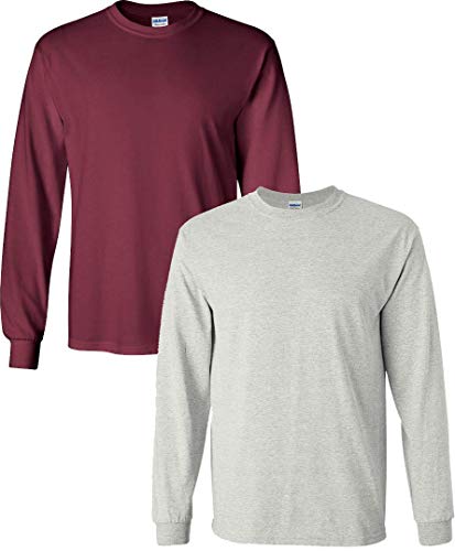 Image of Gildan Men's Ultra Cotton Long Sleeve T-shirt, Style G2400