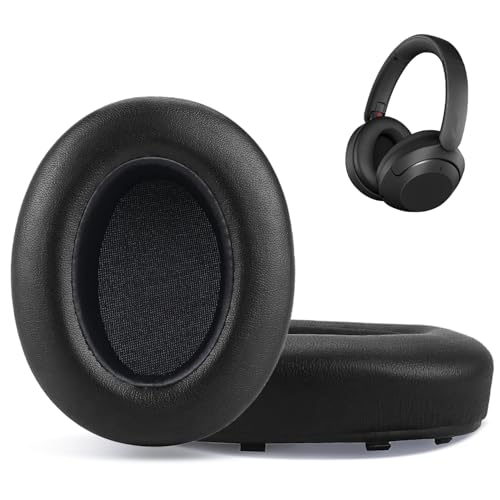 Replacement Ear Pads for Sony WH-XB910 XB910N Extra Bass Noise Cancelling Headphones Headphones Ear Cushions Headset Earpads Ear Cups Cover (Black)