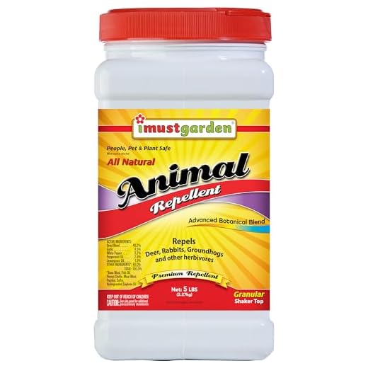 I Must Garden Deer, Rabbit and Groundhog Repellent: All-Weather Granular Formula – 2.5lb Shaker Jar