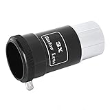 Compatible con la mayoría de los oculares de telescopio, filtros de ocular y otros con accesorio de rosca de 1,25 pulgadas.