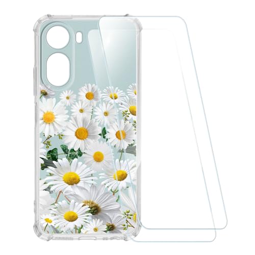 ESACMOT �v�����g�P�[�X + 2�������K���X�t�B���� Xiaomi Redmi A7 Pro 4G �Ƃ̌݊�������, �Ռ��z���\�t�g�J�o�[ HD�N���A (�� 5)