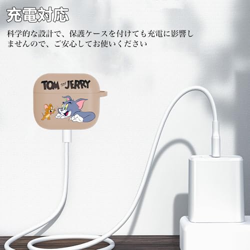 Greerass Airpods Pro3 ケース Airpods Pro 第3世代 全面保護カバー トムとジェリー の商品画像 3