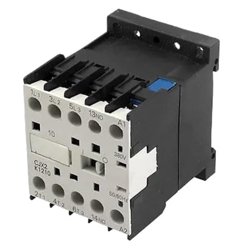 Contacteur tripolaire 3P 12A bobine 380 V commande moteur rail DIN