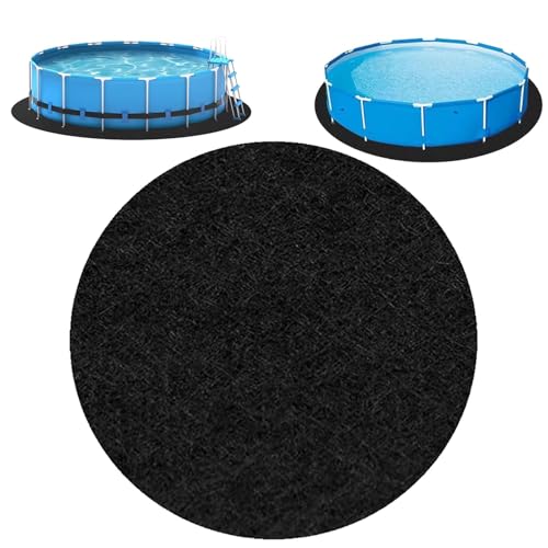 QSZTJJ Poolunterlage,Bodenplane für Pools,Bodenplane für oberirdische Schwimmbecken, Pool Unterlage Outdoor, Verhindert Löcher Und Verlängert Die Lebensdauer Der Auskleidung (1.5×2m)