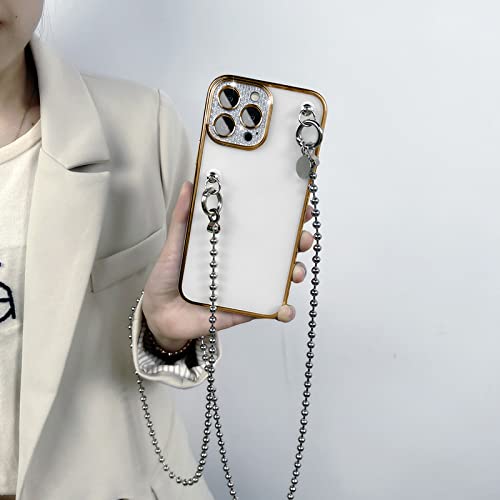 Coque iPhone 14 Pro cordon anti-chute protection transparente antichoc