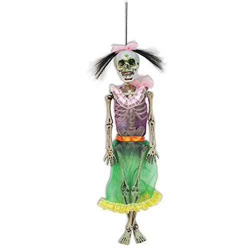 Beistle Day of the Dead Female Skeleton, 16", Multicolor