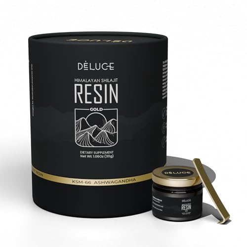 Image of Pure Himalayan Shilajit Resin Gold (30g) | 600mg Premium Shilajit with KSM-66 Ashwagandha, Safed Musli, Gokshura | Boost Strength, Stamina & Immunity | Lab-Tested, Vegan, Gold Grade for Men & Women