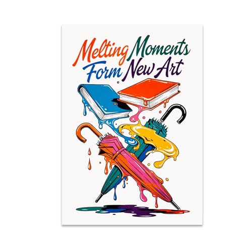 Surreal Art Wall Decor Poster Print - Melting Moments Form