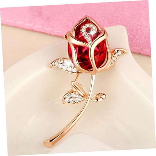 Belle Fleur en métal en verre ornement robe femmes - 5
