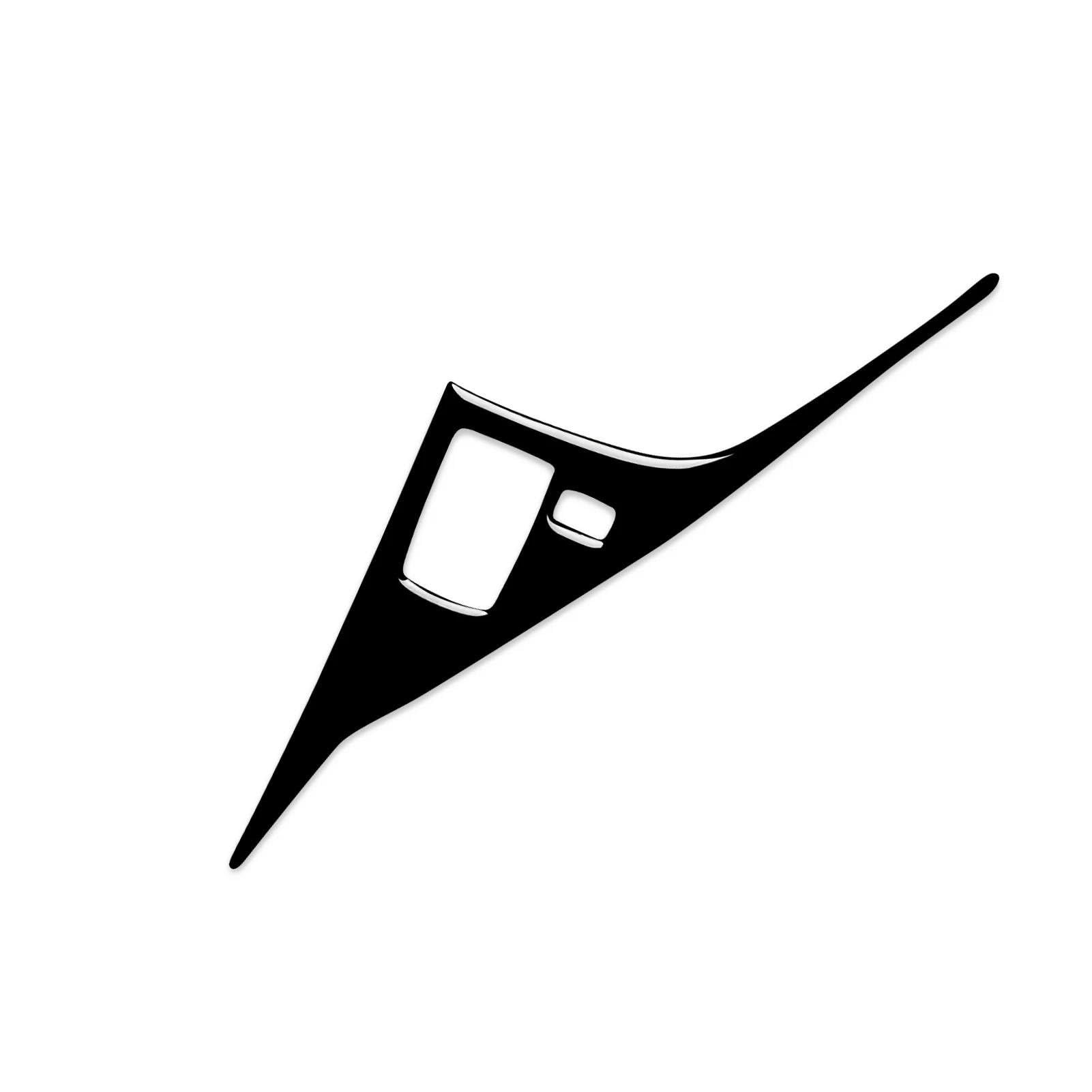 Qibbei Black Lhd Car Interior Accessories Modification Center Console Drive Panel Trim Decal Sticker For Infiniti Q50 Q60 2014-2020 Stickers(Black Lhd)
