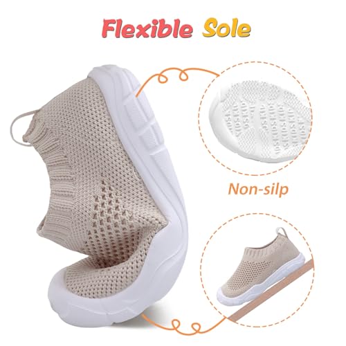 Image of JOINFREE Toddler Boys Girls Sneaker Slip On Shoes Kids Lightweight Breathable Walking Shoes