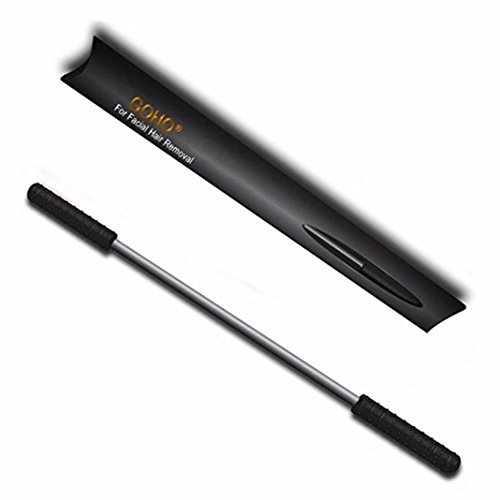 MAZU Facial Hair Removal Epilator For Women - Effectively Remove Unwanted Face Hair Without The Use of Tweezers or Laser Treatment, Waxing & Threading Systems - Complete with Instructions (BLACK)