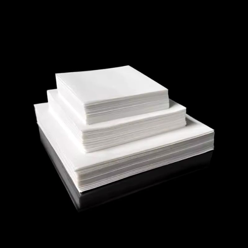 500-Pack Sulfuric Acid Paper Weighing Sheets – 75x75mm/50mm/100mm/120mm, Oil & Moisture Resistant (60 * 60mm)