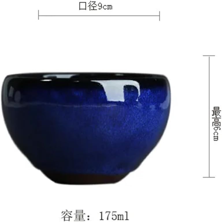 Individual Tea Bowl Brushed Textured Kung Fu Ceremony Single Cup