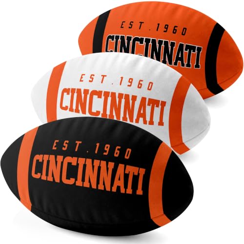 Image of ANTKING Cincinnati Throw Pillow Custom Name Number for Men Boy Gifts | Personalized Gift for Youth for Birthday Christmas