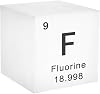 Cube Metal Cube 0.39in10mm for Chemical Elements Collection Science Education Experiment Application-9 Fluorine F