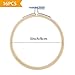 Pllieay 16 Pieces 3 Inch Embroidery Hoops Cross Stitch Hoop Ring for Christmas Ornaments Decoration and Art Craft Handy Sewing