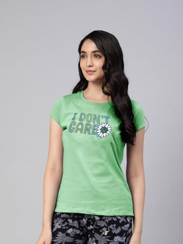 Image of Lyra Women's Cotton Regular Fit T-Shirt