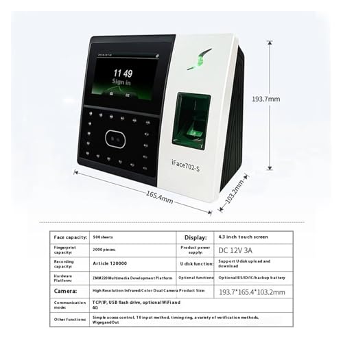 Machine d'assistance d'empreinte digitale contre les fraudes de pointage - 4
