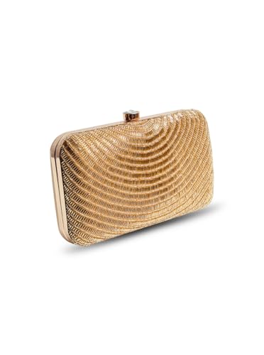 Image of THE TAN CLAN Glitz Hand Embroidered Party Clutches for women Purses Luxury Evening Handbags for ladies