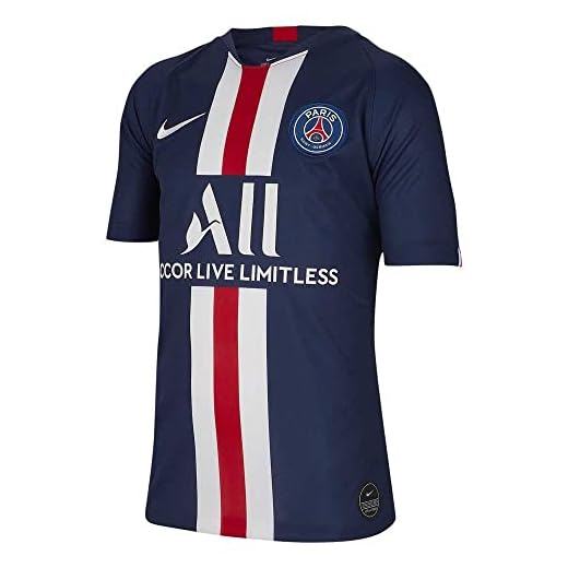 NIKE PSG Y Nk BRT Stad JSY SS Hm Camiseta, Unisex niños, Midnight Navy/White, XS
