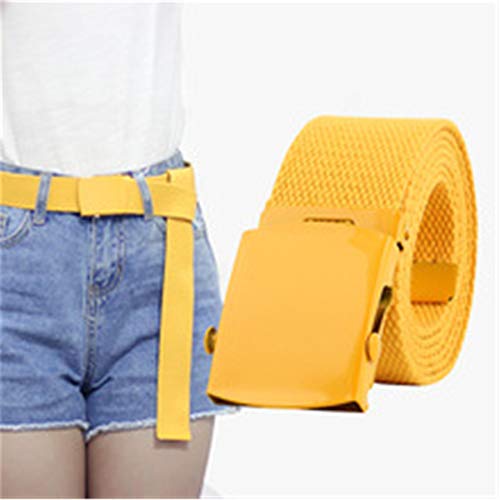 Andongnywell Men's Military Tactical Web Belt Casual Nylon Webbing with plastic Buckle Waist Cinch Waistband3