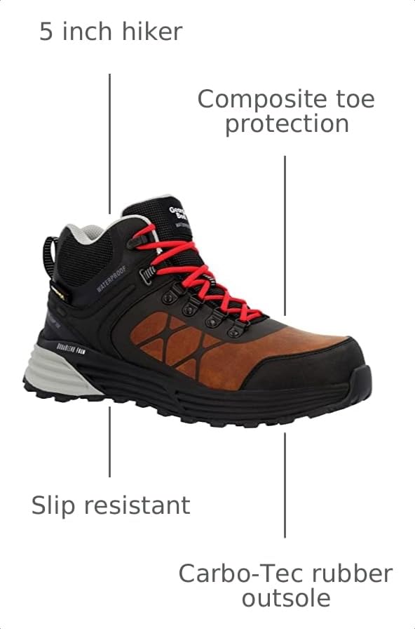 Image of Georgia Boot Men's DuraBlend Sport Composite Toe Waterproof Work Boots