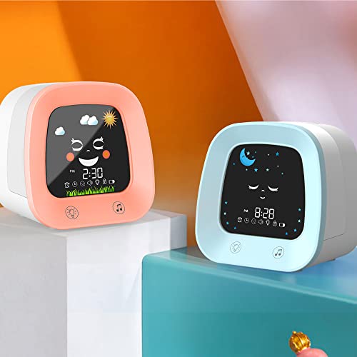 Digital Alarm Clock For Kids, Okay To Wake Clock Toddlers Sleep Training Clock With Night Light Sleep Sound Machine, Kids Alarm Clock For Boys Girls Bedrooms #TOP7