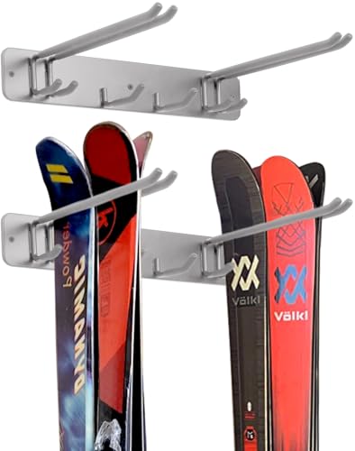 Wall Mount Ski and Snowboard Storage Rack