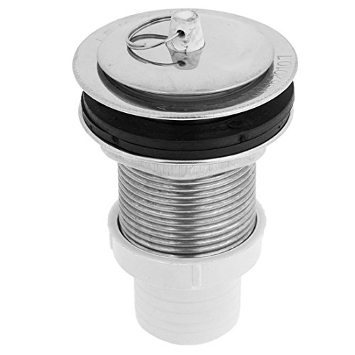 Colador para fregadero metálico con agujero de 61 mm