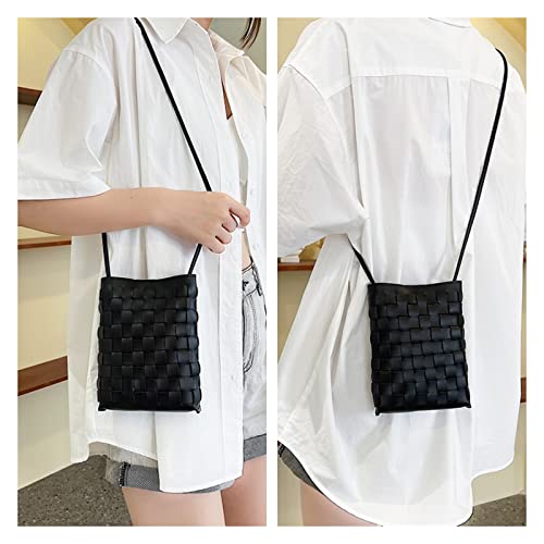 Woven Small Crossbody Bags Cell Phone Purse for Women Teen Girls Small Shoulder Phone Bag4