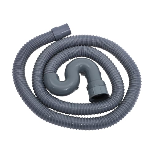 DIYEAH 2m Tubo Scarico Per Lavastoviglie Prolunga Da Metri Adatto Per Lavelli Vasche Idromassaggio Lavastoviglie e Lavatrici Struttura s Al Per Bloccare La Fuoriuscita Odori