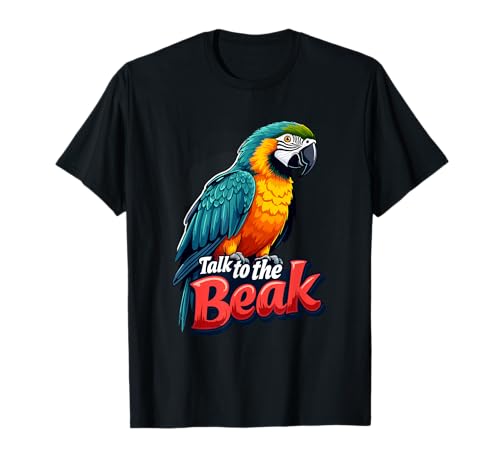 Guacamayo Parrot Hablar Con El Pico Camiseta