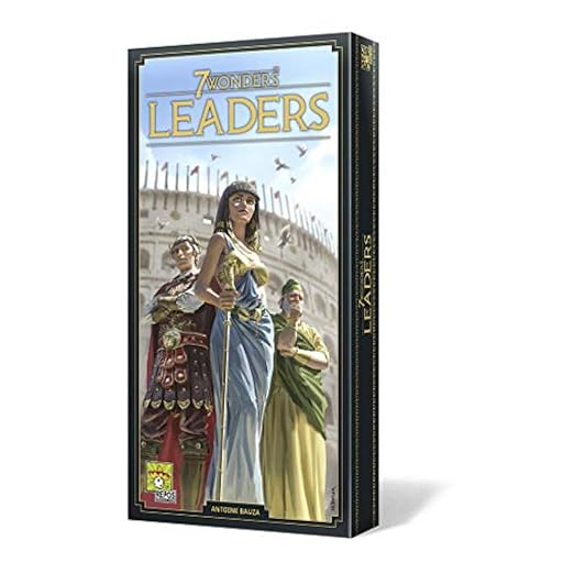 Asmodee 7 Wonders Leaders Expansión, Juego de Civilizaciones Ganador de Varios Premios, Juego de Mesa a Partir de 10 Años, de 3 a 7 Jugadores, Nueva Edición, 30 Minutos por Partida, Español | Ya disponible en tu tienda friki favorita! En mundofriki.es!