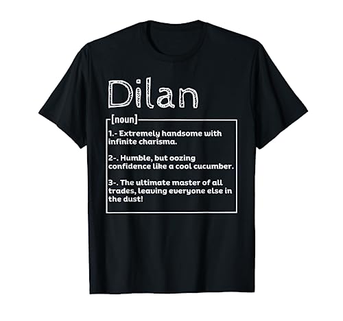 Nombre Dilan Significado Definición Niño Personalizado Sarcasmo Camiseta