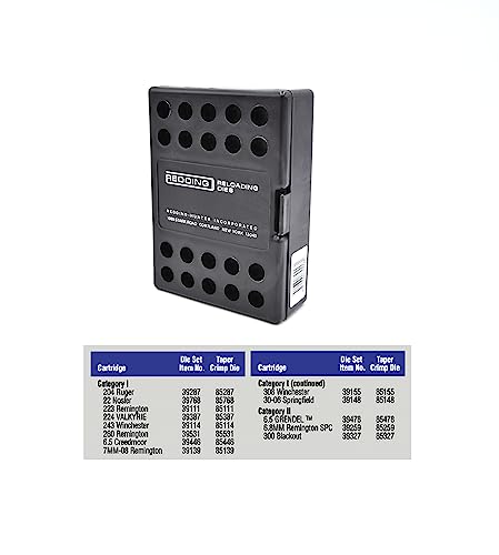 Redding Reloading 30-06 Springfield National Match 3-Die Set: Matriz de tamanho total padrão com bot