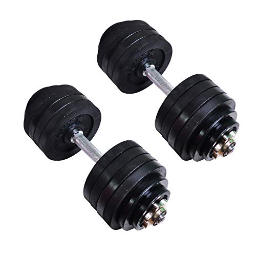50lb 100lb Dumbbells Adjustable Weight Set Fitness GYM Home Cast Full Iron Dumbbell Set
