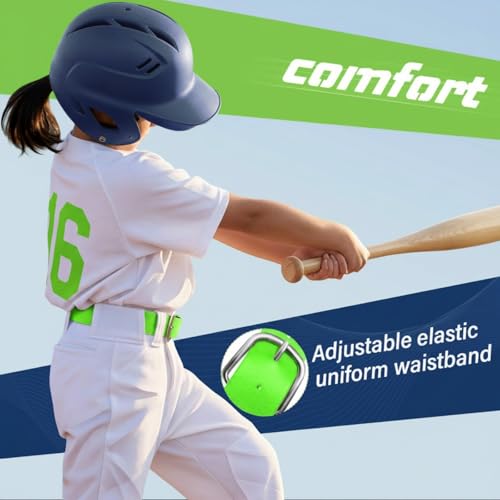 Image of Hercicy 12 Pcs Baseball Belts Softball Belts Bulk for Adult and Youth Adjustable