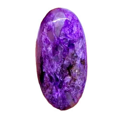 Charoite naturelle cabochon 35mm pierre prete a monter pour cadeau anniversaire diy